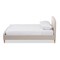 Baxton Studio Mia Mid-Century Light Beige Upholstered Full Size Platform Bed 135-7409 - alternate 5